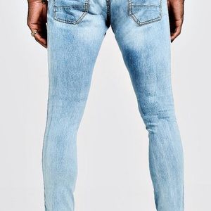 Boohoo Man Skinny Jean With Side Tapped